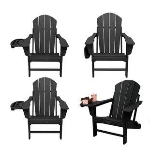 Deluxe realcomfort adirondack online chair with cup holder